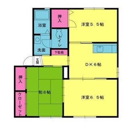 野里駅 徒歩33分 1階の物件間取画像